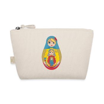 Traditional Russian Matryoshka Doll - Organic Pouch - nature - Front