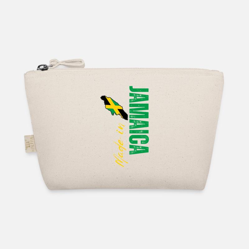 Made in Jamaica, vertical design Organic Pouch