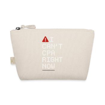 Accounting student cpa in training excel jokes - Organic Pouch - nature - Front
