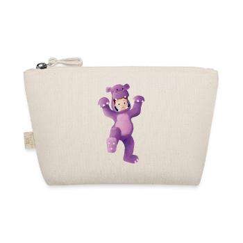 Boy dressed as a hippopotamus - Organic Pouch - nature - Front