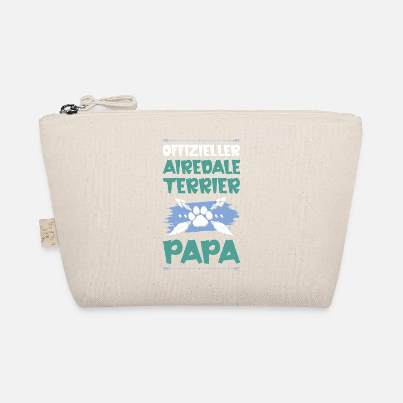 Airedale Terrier Dogs Dad Organic Pouch