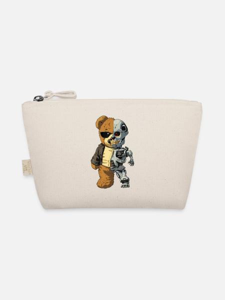 Ours Robot Cyborg - Trousse biologique - nature - Devant