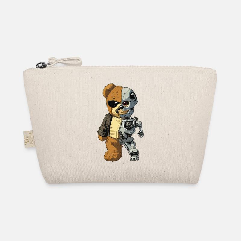 Bear Robot Cyborg Organic Pouch