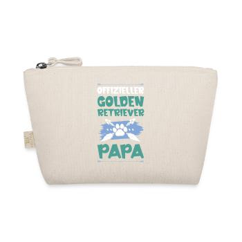 golden retriever dog dad - Organic Pouch - nature - Front