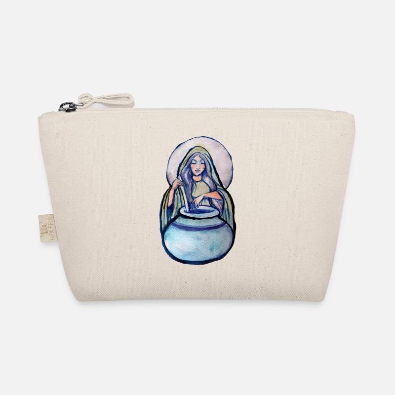 Moonlit Herbalist in Watercolor Organic Pouch