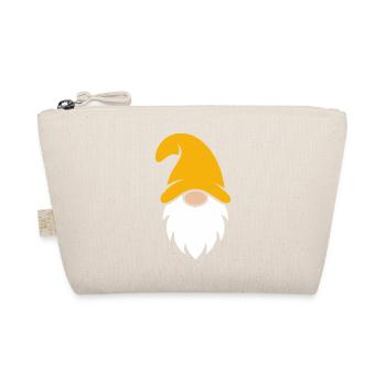 Orange Hat Gnome Illustration - Organic Pouch - nature - Front