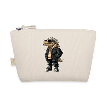 Dinosaurier stegosaurus Cool Winter - Bio-Täschchen - Natur - Vorne