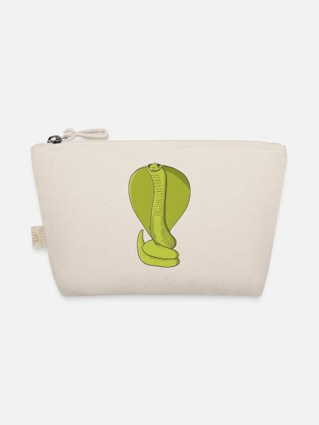Cobra vert citron vibrant - Trousse biologique - nature - Devant