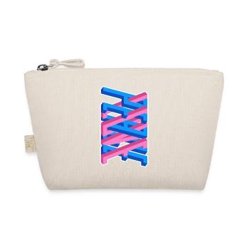 Love & Peace – Graffiti Style Love & Freedom - Organic Pouch - nature - Front
