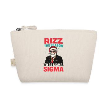 Rizz Christmas Sigma Santa Santa Claus Gen Z - Organic Pouch - nature - Front