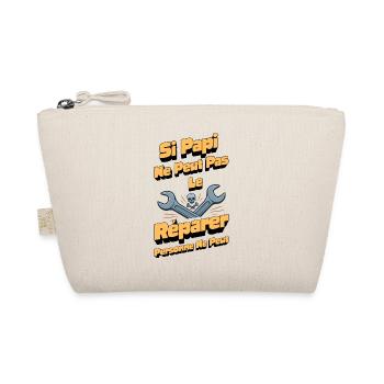 Papi Répare Tout Cadeau Humour - Trousse biologique - nature - Devant