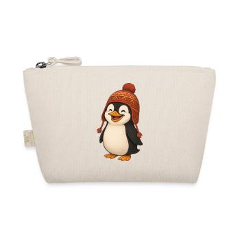 Dessin animé drôle de manchot Chapeau du Pérou joie mignonne - Trousse biologique - nature - Devant