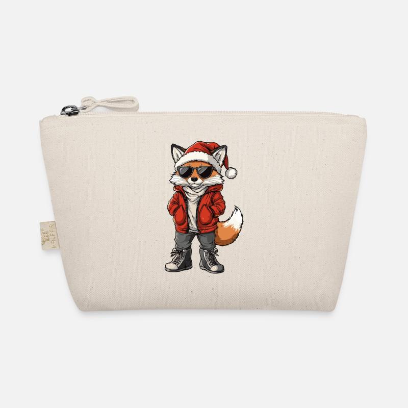 Fuchs Weihnachten Winter Bio-Täschchen