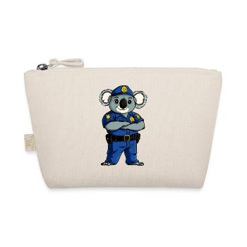 Koala Policeman / Koala Bear - Organic Pouch - nature - Front
