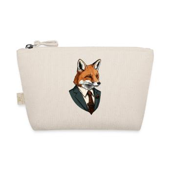 Fox in a suit - Organic Pouch - nature - Front
