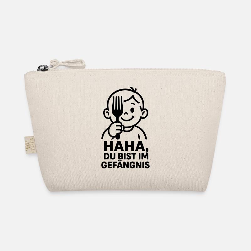 Kids Humor Fork Prison Organic Pouch