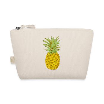 Ananas mûr jaune dessin stylisé - Trousse biologique - nature - Devant