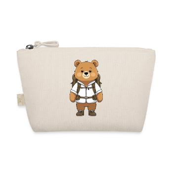 Abenteuerbär mit Rucksack - Bio-Täschchen - Natur - Vorne
