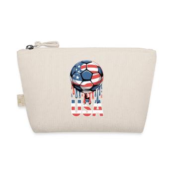 USA Football Passion Drapeau américain - Trousse biologique - nature - Devant