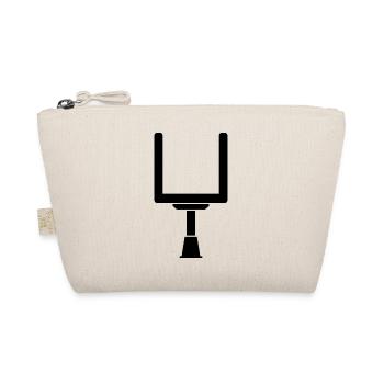 American football goal - Organic Pouch - nature - Front