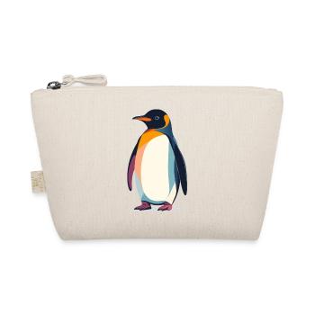 Graphique vectoriel abstrait du Pingouin debout sur la glace - Trousse biologique - nature - Devant
