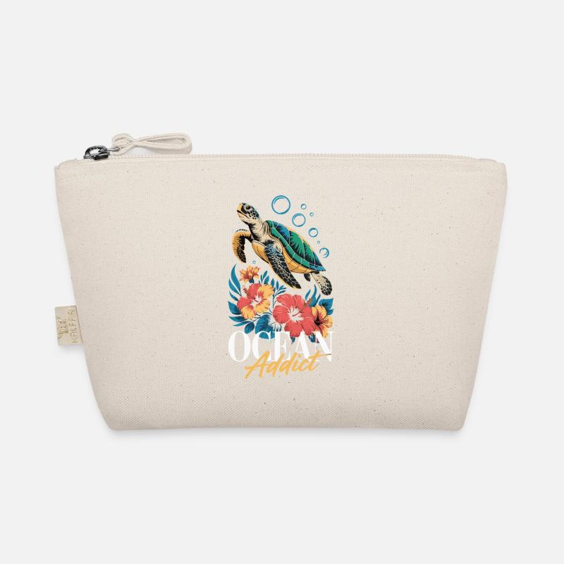 Sea Turtle Ocean Addict Design Trousse biologique
