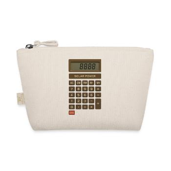 Solar Power Calculator Retro - Organic Pouch - nature - Front