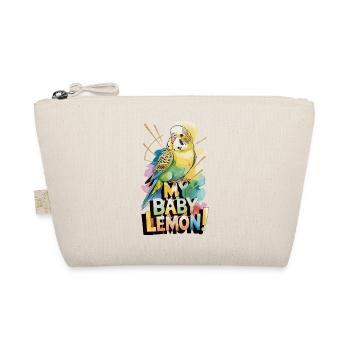 My Baby Lemon Budgie Saying Colorful Parakeet - Organic Pouch - nature - Front