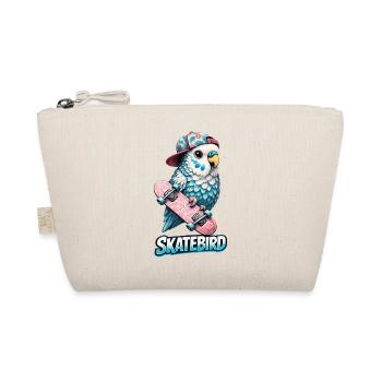 Blue Skatebird – Illustration de perroquet cool avec - Trousse biologique - nature - Devant