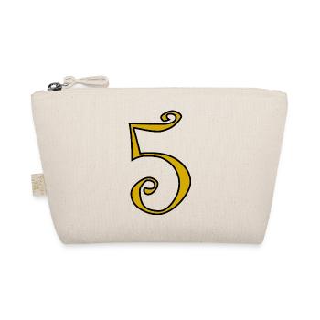 5. ANNIVERSARY. 5 YEARS. 5th ANNIVERSARY. CHILD - Organic Pouch - nature - Front