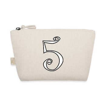5. ANNIVERSARY. 5 YEARS. 5th ANNIVERSARY. CHILD - Organic Pouch - nature - Front