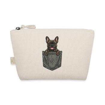 Bouledogue Français dans la Poche - Chien Mignon - Trousse biologique - nature - Devant