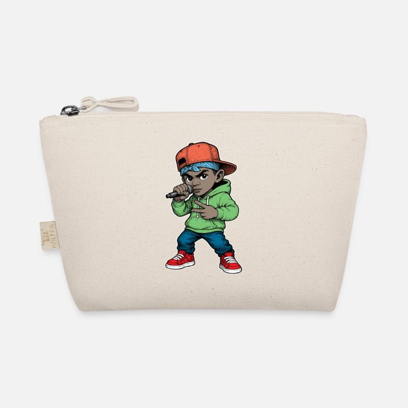 Jeune rappeur garçon avec un micro Trousse biologique