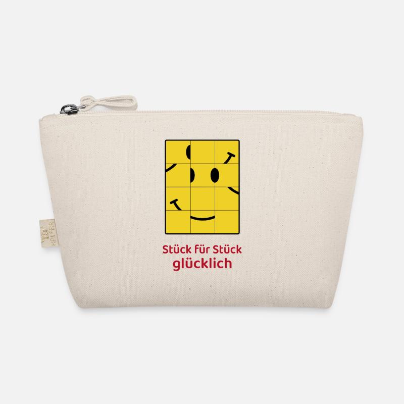 Happy piece by piece – Smiley Puzzle Organic Pouch