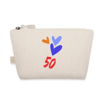 50. 50 ANS. 50e ANNIVERSAIRE. ANNIVERSAIRE 50 ANS. - Trousse biologique - nature - Devant