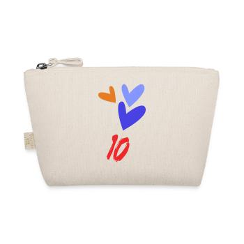 10. 10 YEARS. 10th ANNIVERSARY. 10 YEAR ANNIVERSARY. - Organic Pouch - nature - Front