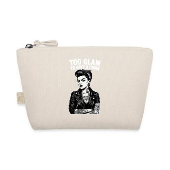 Pin-Up Rockabella : Fille tatouée hors-la-loi & veste en cuir - Trousse biologique - nature - Devant