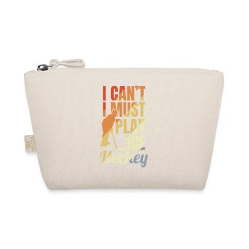 Ich kann nicht, muss Eishockey spielen - Organic Pouch - nature - Front