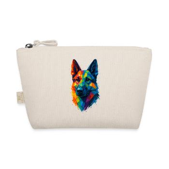 Chien de Berger Allemand Low Poly Géométrique - Trousse biologique - nature - Devant