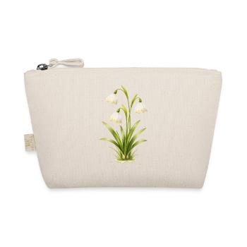 March Beaker Spring Flower Illustration - Organic Pouch - nature - Front