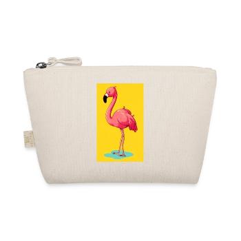 Flamingo - Bio-Täschchen - Natur - Vorne