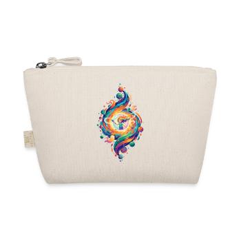 Cosmos Swirls Rainbow Art Childish Fun - Organic Pouch - nature - Front