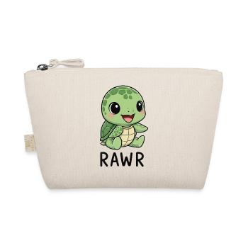 Mignon, dessin animé Tortue Monstre Rawr Drôle - Trousse biologique - nature - Devant