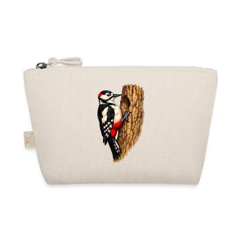 Woodpecker in a tree - Organic Pouch - nature - Front
