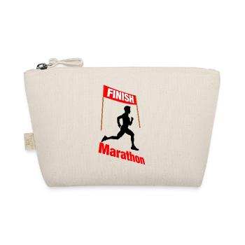 Marathon-Finish-Läufer – Sieg - Bio-Täschchen - Natur - Vorne