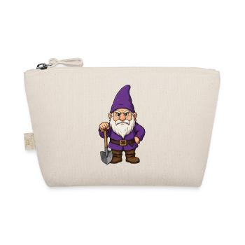 Gnome à la pelle – violet - Trousse biologique - nature - Devant