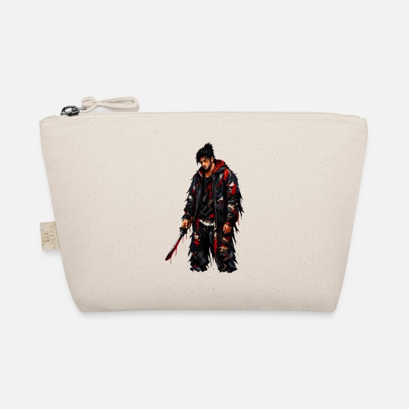 Dystopian Warrior Shredded Coat Organic Pouch