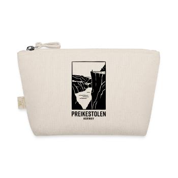 Pulpit Rock Norway Silhouette - Organic Pouch - nature - Front