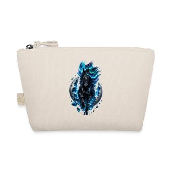 Moon Crystal Horse – Cosmic Horse Design - Organic Pouch - nature - Front