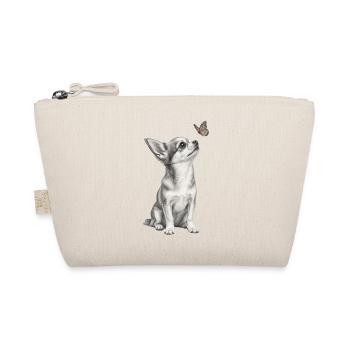 Chihuahua Welpe Design für Hundeliebhaber Fans - Bio-Täschchen - Natur - Vorne